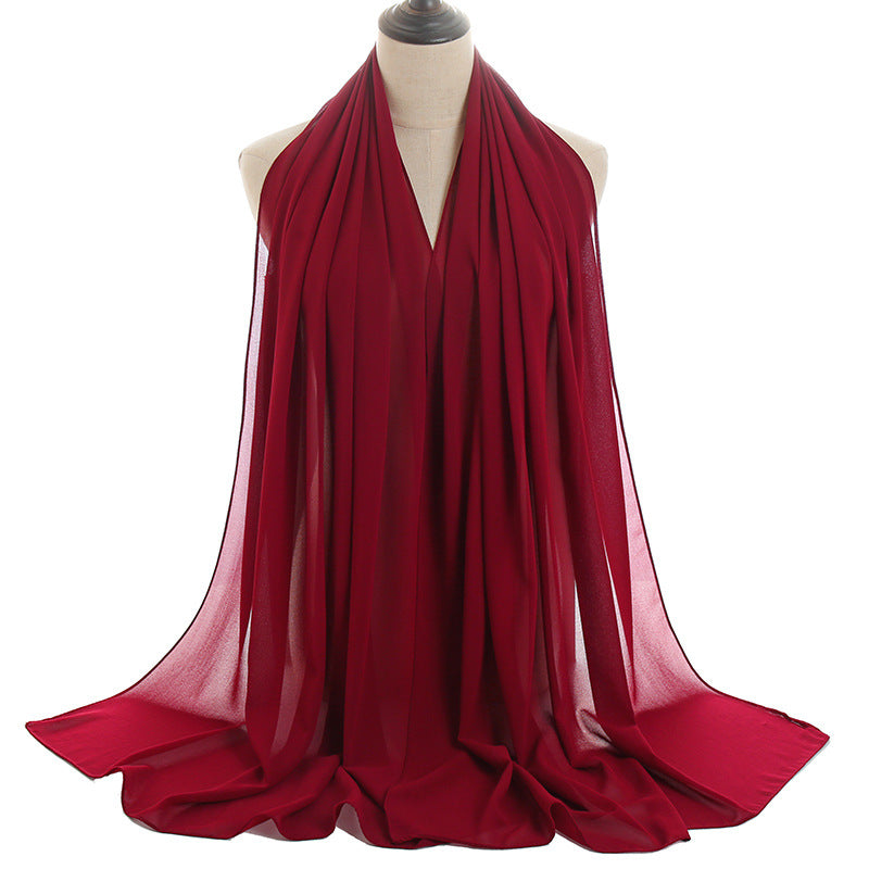Premium Chiffon Hijab - Lightweight & Breathable