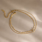Roveo Layered Sparkle Anklet