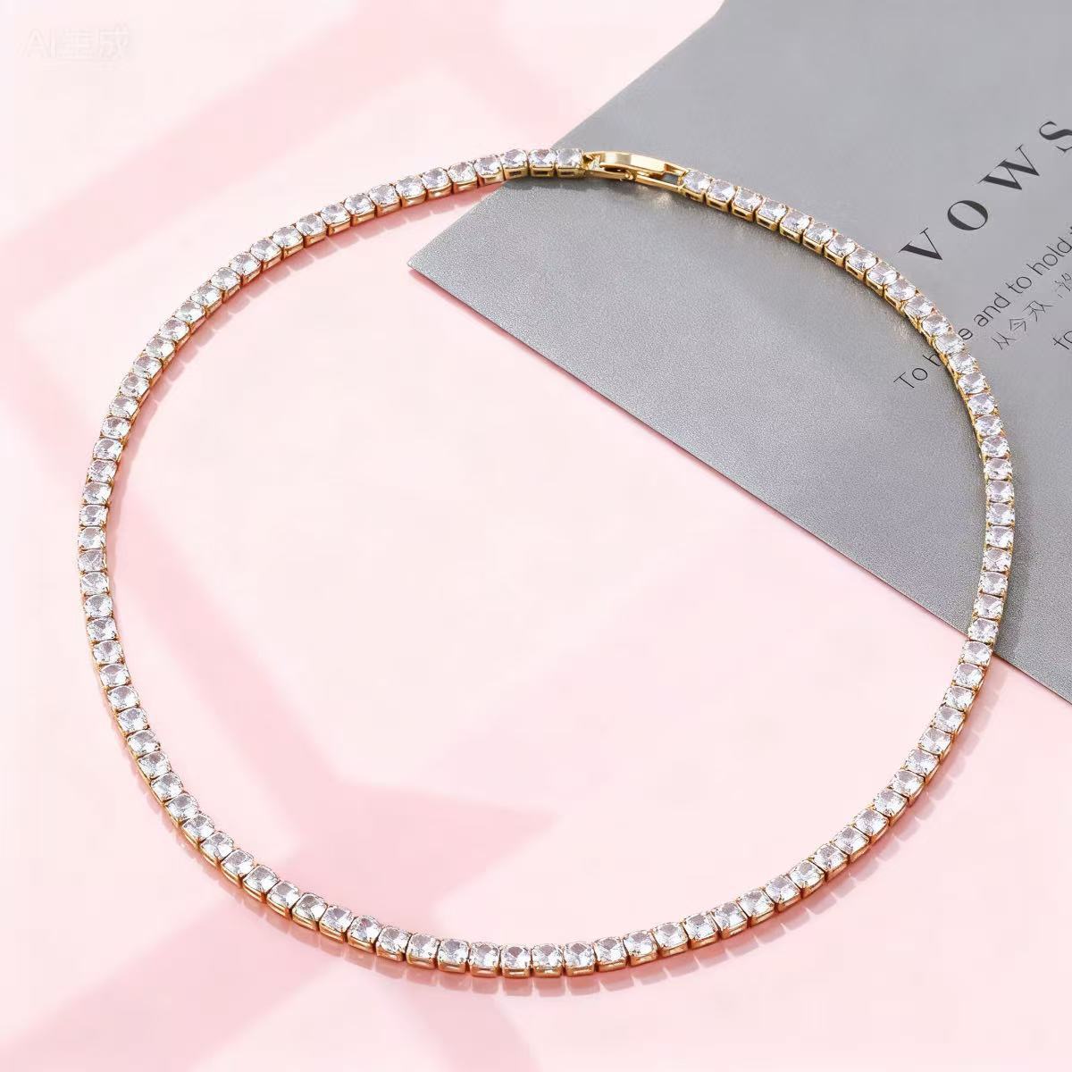 Roveo Sparkle Tennis Necklace