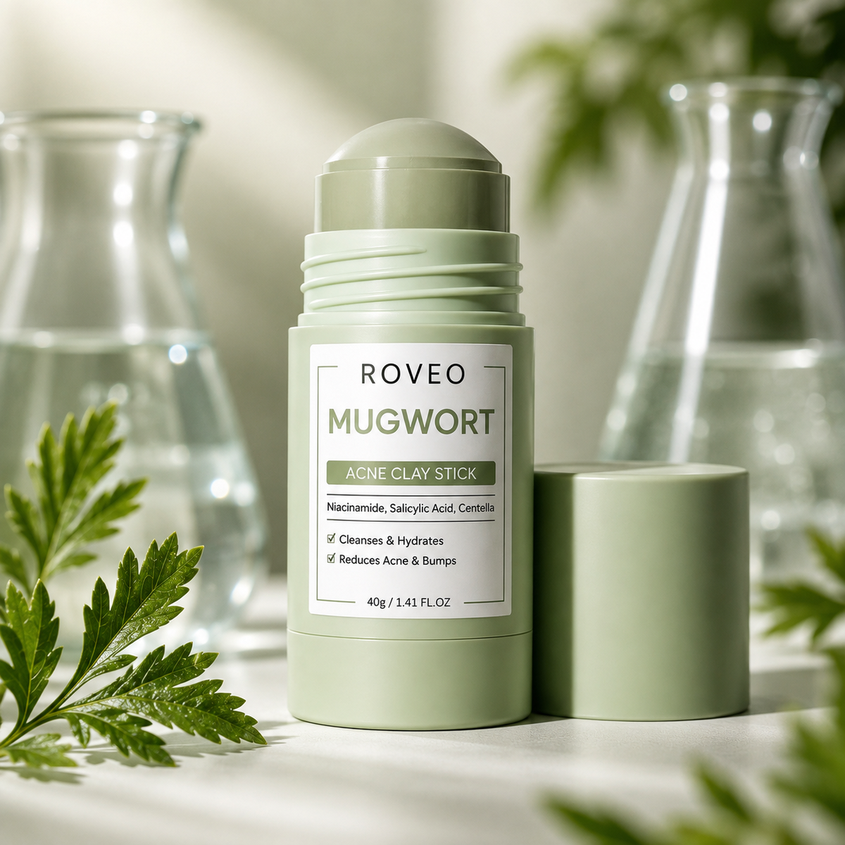 Mugwort Mud Mask Stick Deep Cleansing Blackhead Removal