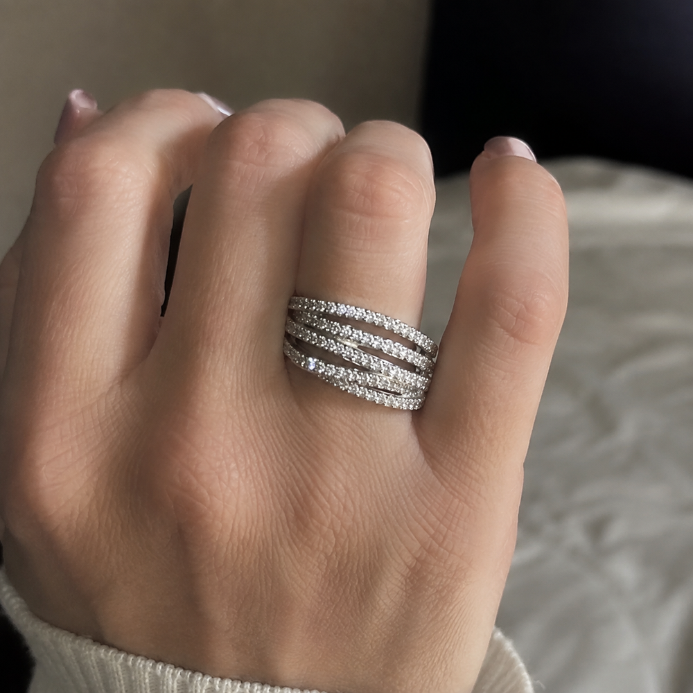 Bright white, over copper.