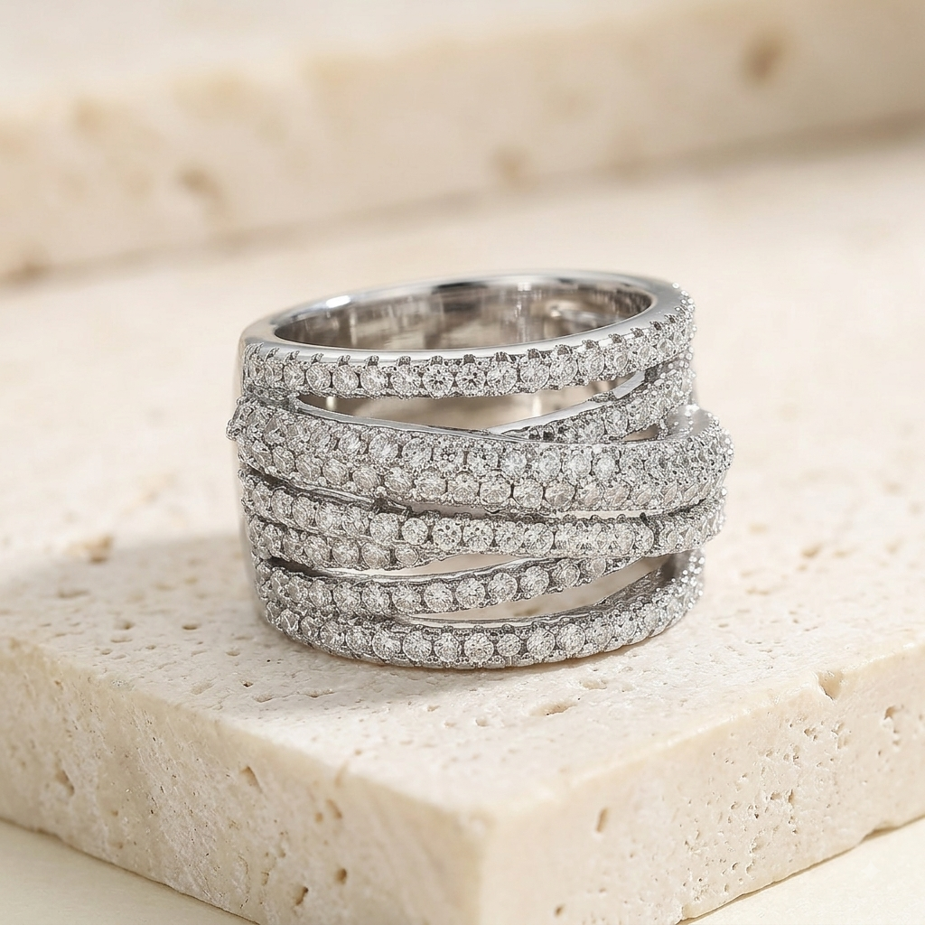 Roveo Prism Pavé Ring
