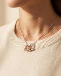 Roveo Interlocking Hearts Necklace