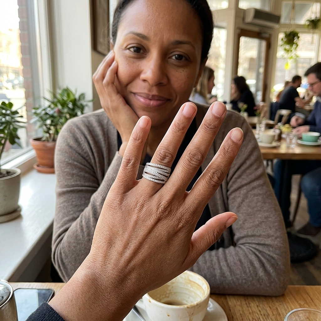 Roveo Prism Pavé Ring