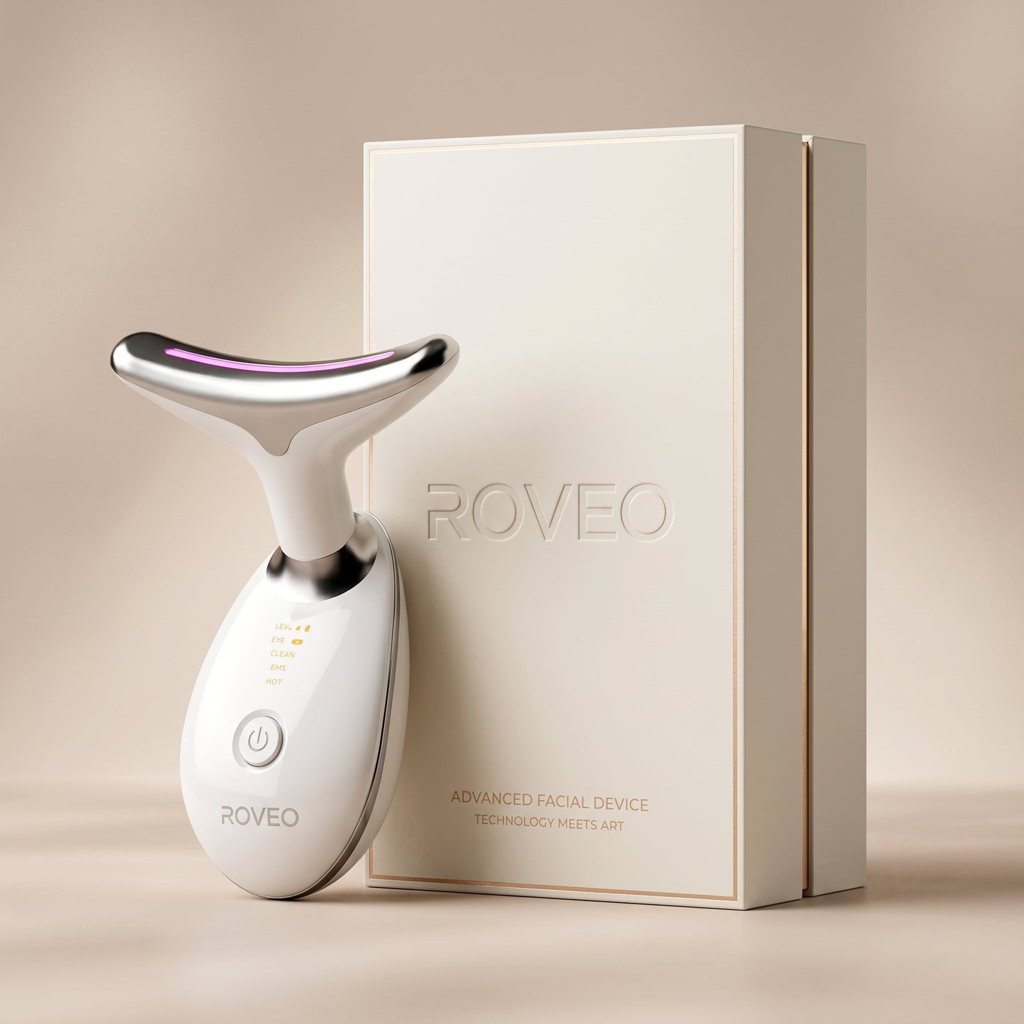 Roveo NeckLift Pro — free gift with GlowWand Pro