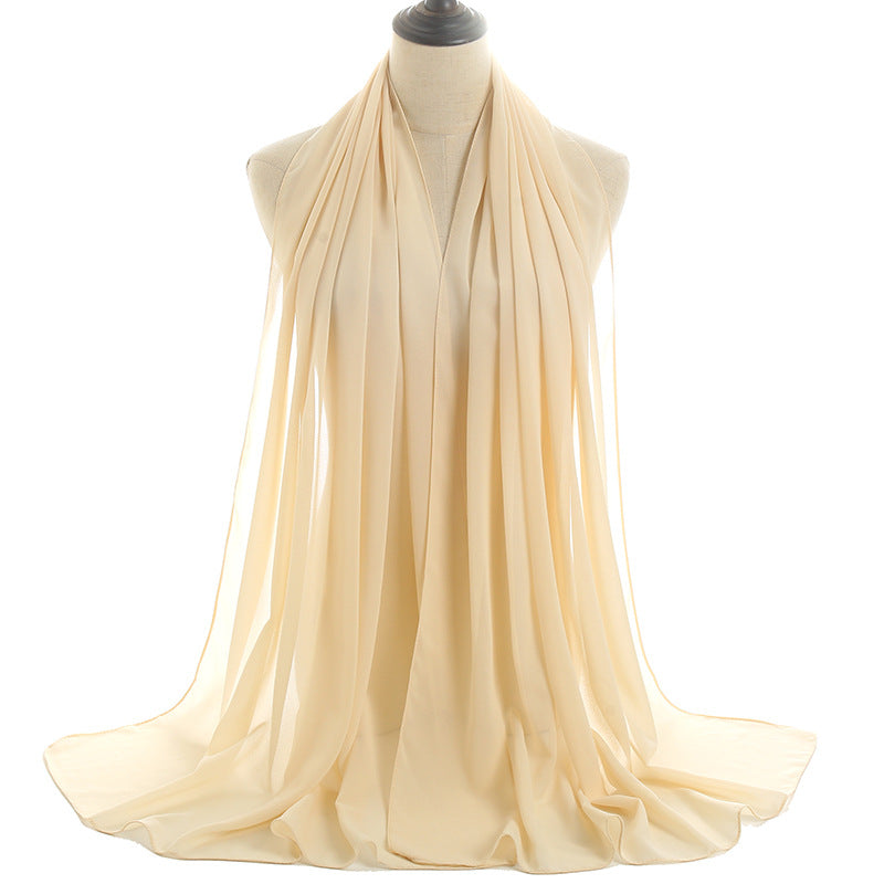 Premium Chiffon Hijab - Lightweight & Breathable