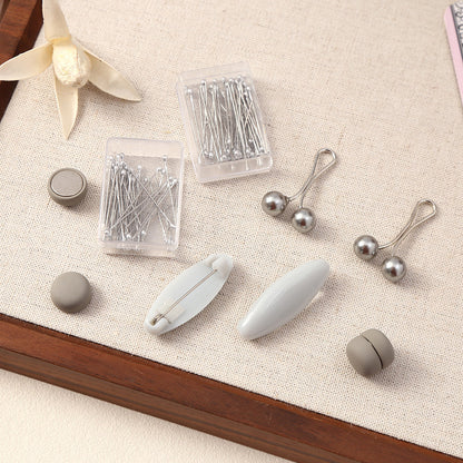 No-Snag Hijab Pin Kit - Magnets, Pearl Clips & Pins