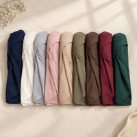 All nine colours of the Instant Jersey Hijab